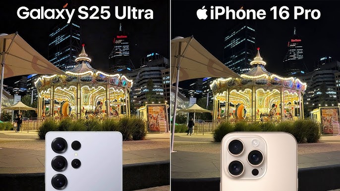 Samsung Galaxy S25 Ultra VS iPhone 16 Pro Camera