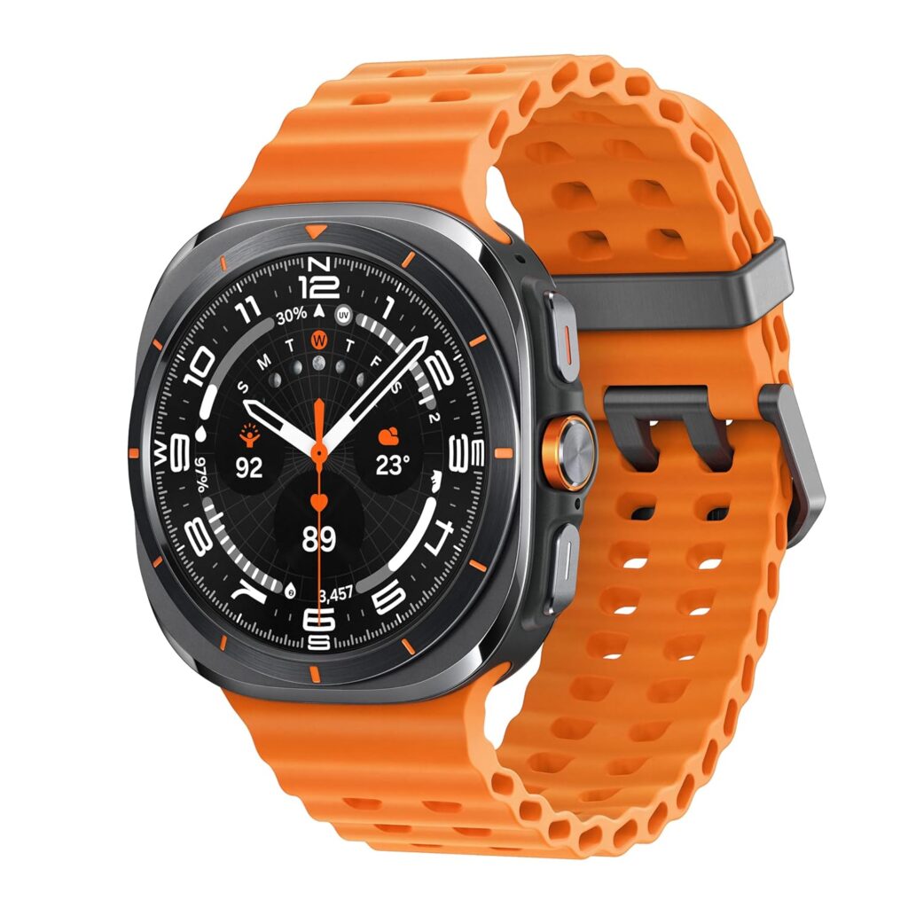 Samsung Galaxy Watch Ultra (47mm, LTE, Gray) with Upto 100h Battery | 3nm Processor | Dual GPS | Quick Button/Siren | Sapphire Glass & Titanium