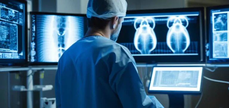 AI in healthcare analyzing medical imaging for predictive diagnostics
