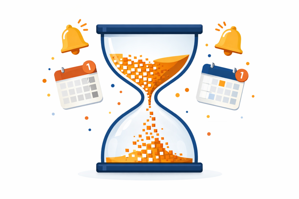 Infographic illustrating the concept of time famine and time scarcity in modern life