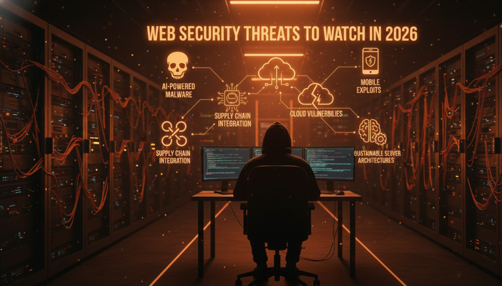 Cybersecurity trends 2026 — modern cyber threats visualization