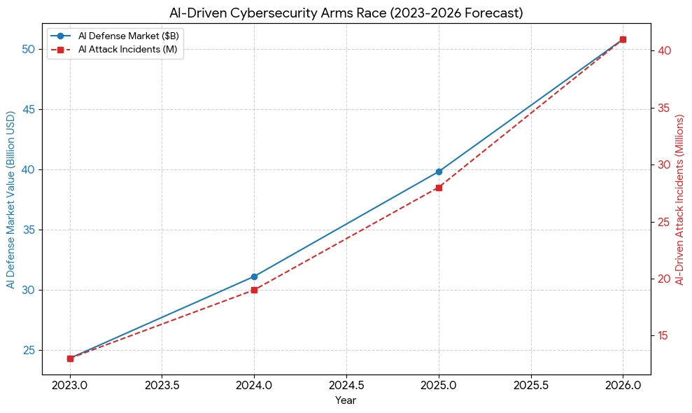 AI security battle between hackers and defenders