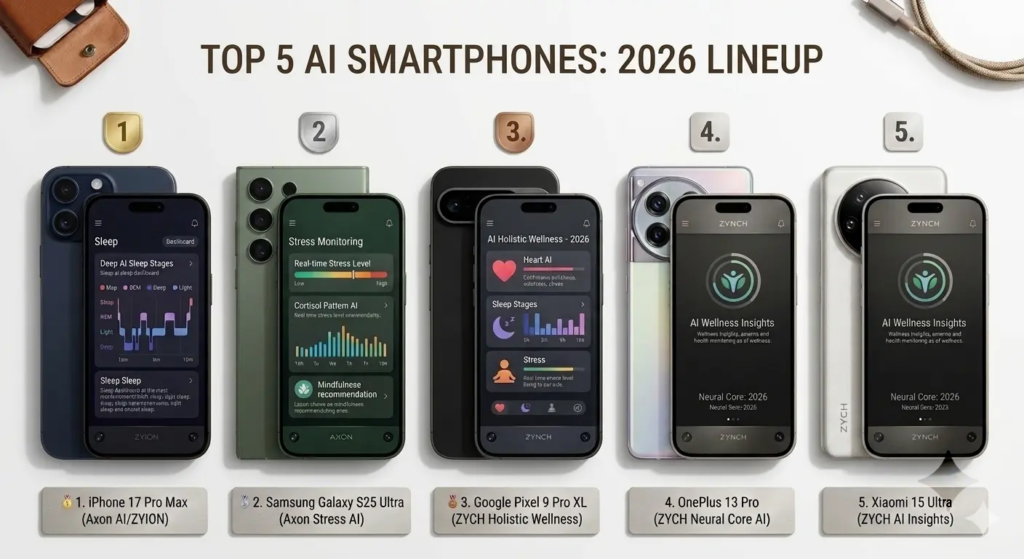 Best AI smartphones 2026 top picks comparison