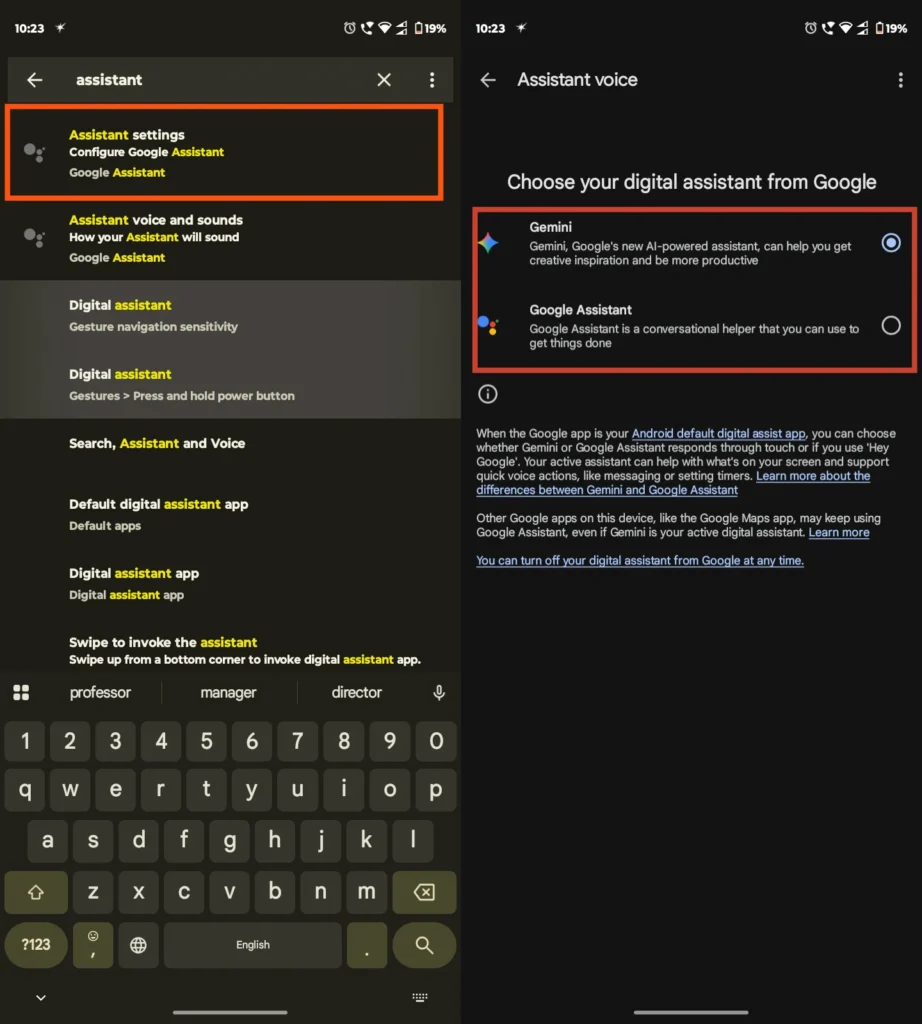 Step-by-step Android settings to turn off Google Gemini Proactive Assistance