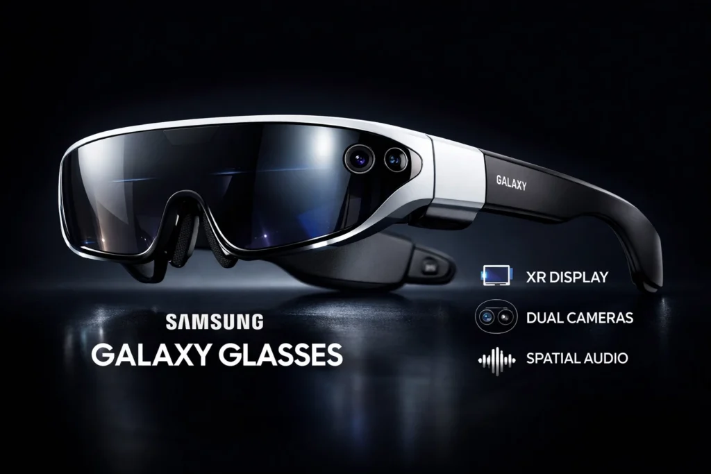 Samsung Galaxy Glasses design leak — first look at Samsung XR wearables
