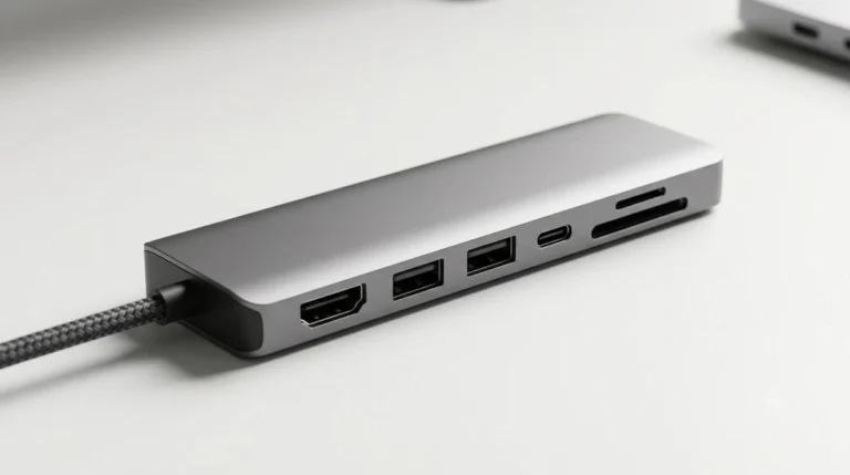 Acer ODK360 7-in-1 USB-C Hub with HDMI, USB-A, USB-C, SD and microSD ports.
