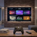 Prime Video interface on Fire TV featuring the new Amazon Luna Games tab.