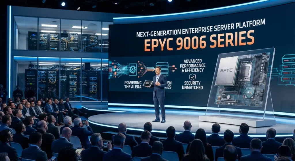 Presentation introducing AMD's next-generation EPYC server platform.