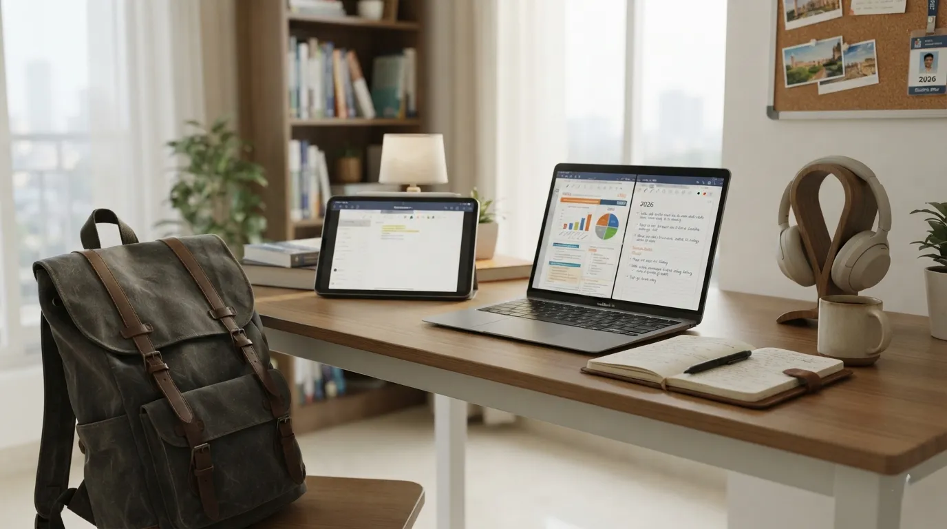 MacBook and iPad representing Apple's 2026 College Student Offer in India.