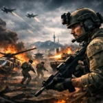 Call of Duty Modern Warfare 4 official reveal artwork showing the upcoming military shooter game.