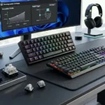 Modern gaming keyboards using Hall Effect magnetic switch technology.