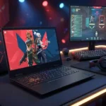 HyperX OMEN 16 VALORANT Limited Edition gaming laptop with VALORANT-inspired design.