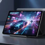 Lenovo Legion Y700 AI gaming tablet with an 8.4-inch OLED display.