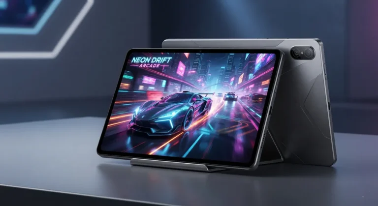 Lenovo Legion Y700 AI gaming tablet with an 8.4-inch OLED display.