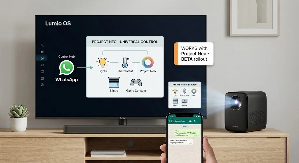 Supported Lumio Vision TV and Arc Projector devices.