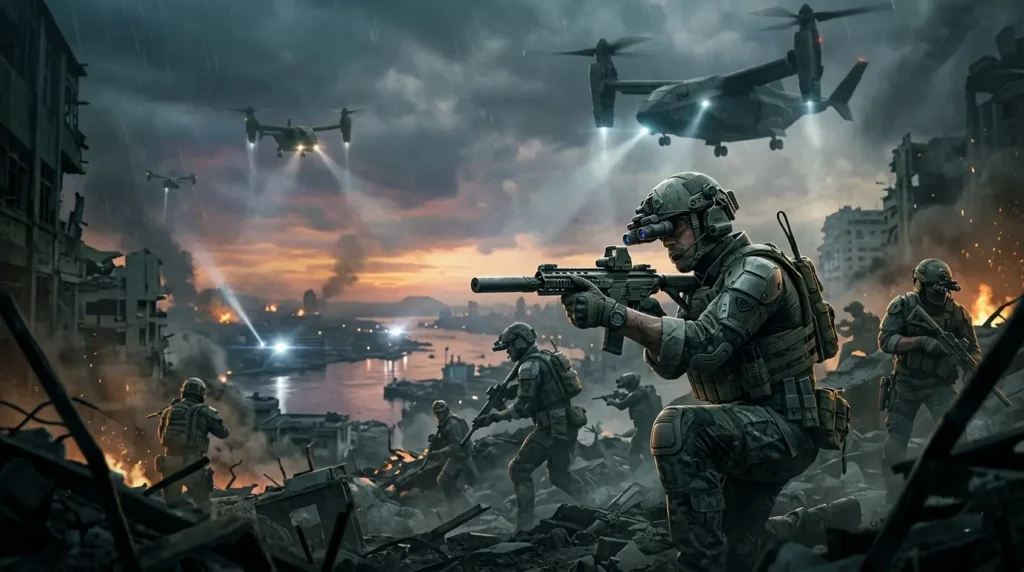 Modern Warfare 4 announcement artwork showing the upcoming Call of Duty release. Call of Duty: Modern Warfare 4