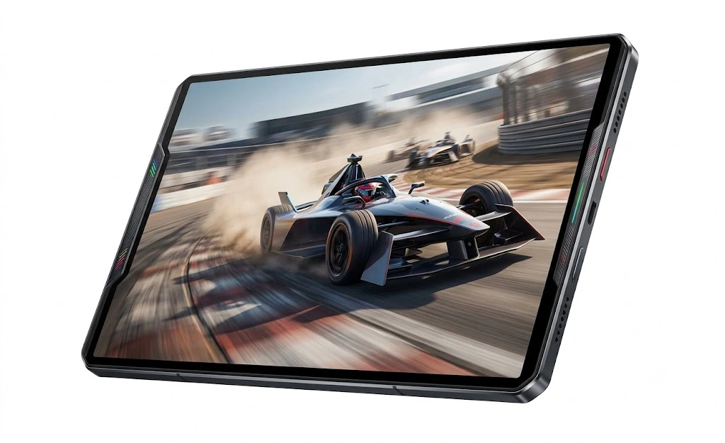 REDMAGIC Astra 2 gaming tablet with 185Hz OLED display.