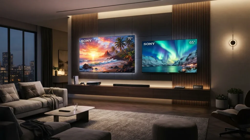 Sony Bravia 9 II and Bravia 7 II televisions.