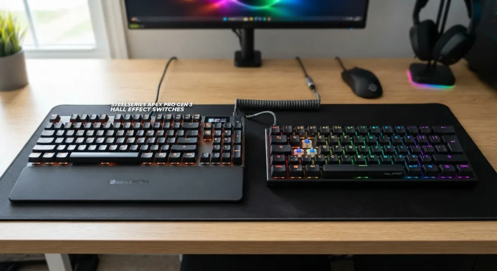 Comparison of modern Hall Effect gaming keyboards.