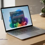 Microsoft Surface Laptop leak analysis with Intel processor references.
