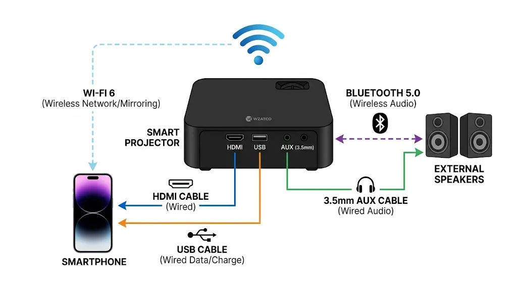 Connectivity options supported by the WZATCO Yuva Bolt