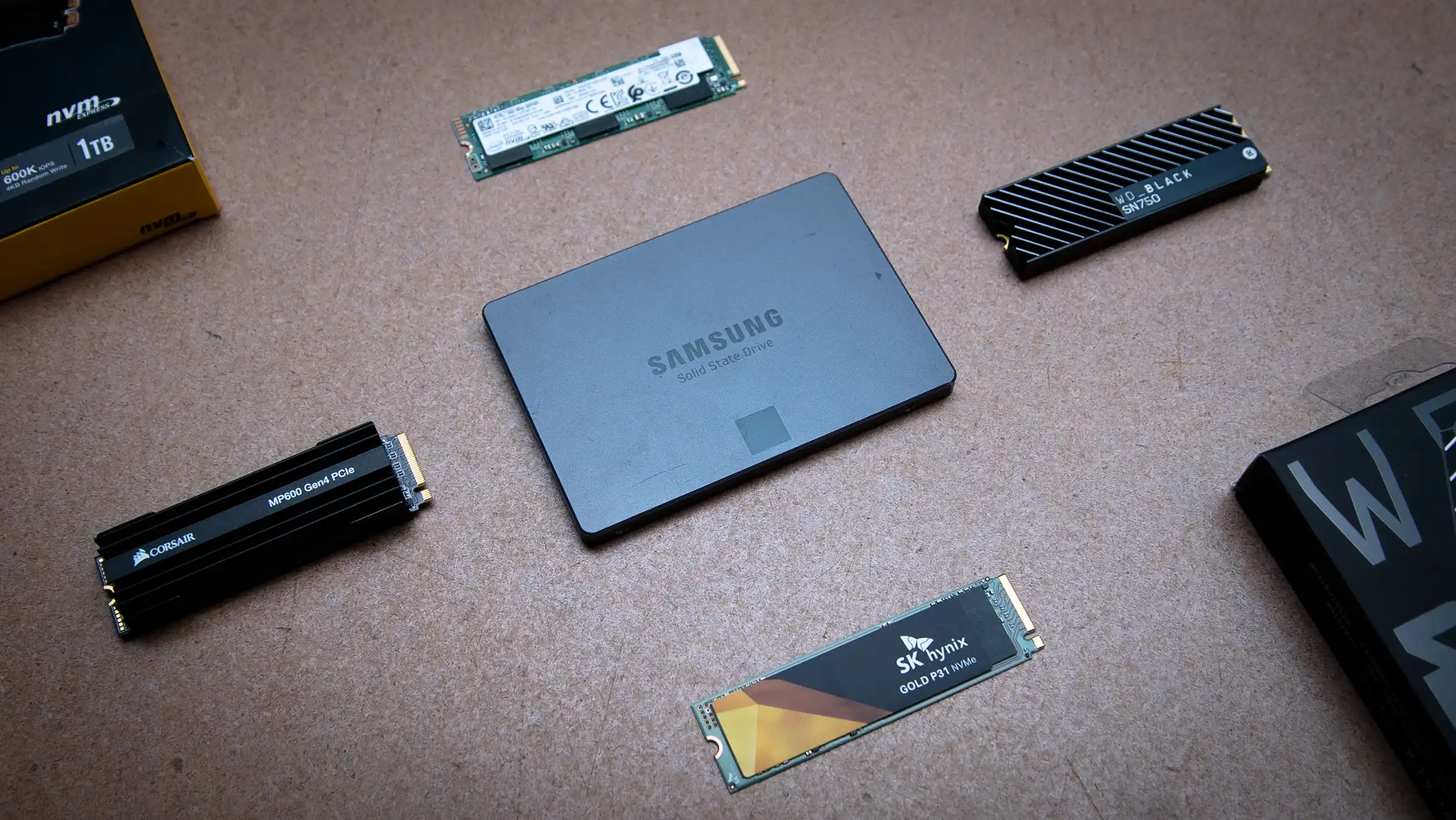 NVMe SSD and SATA SSD comparison