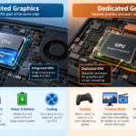 Integrated vs dedicated graphics comparison for laptops