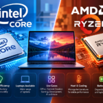 Intel Core and AMD Ryzen laptop processor comparison